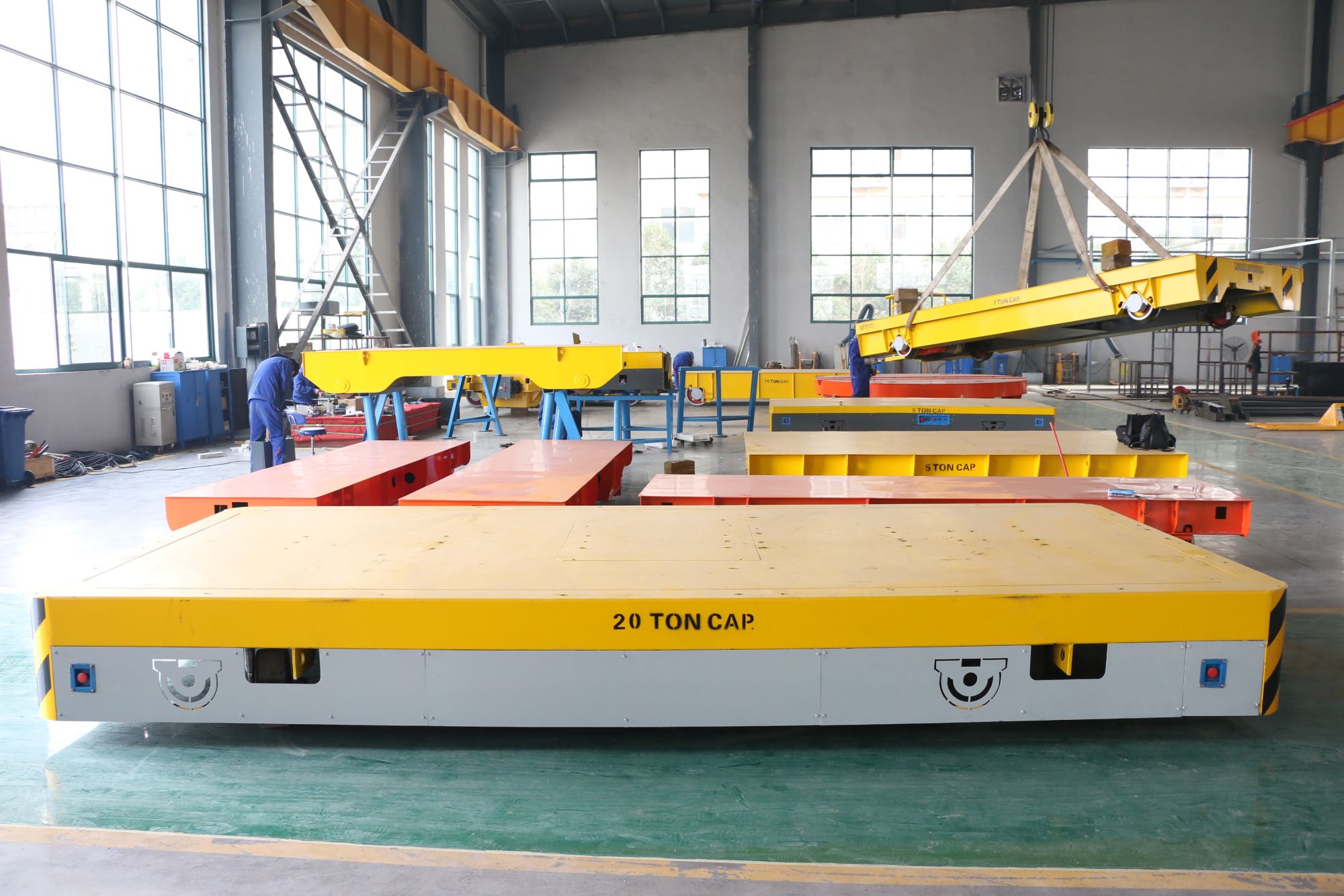 軌道轉(zhuǎn)盤解決軌道十字交叉小車運(yùn)行的難題